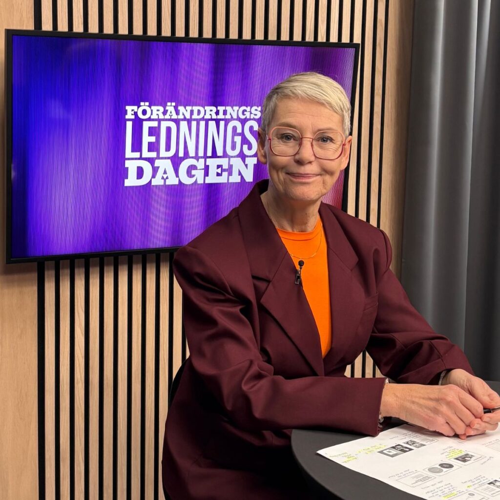 Ylva på Förändringsledningsdagen